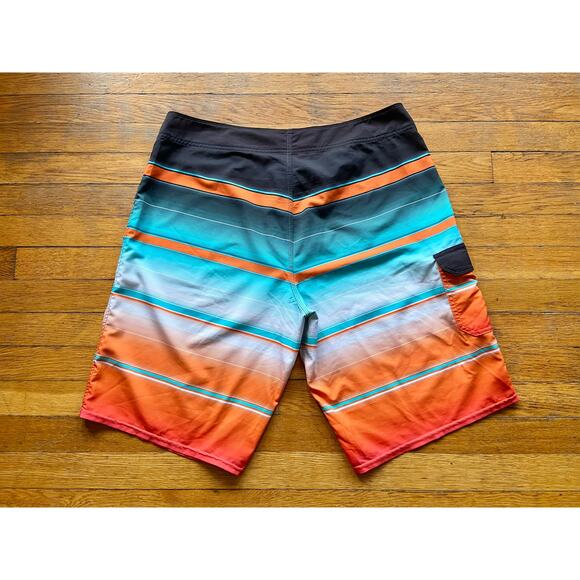BILLABONG 22" Multicolored Stripe Boardshorts sz 38 - Picture 6 of 12